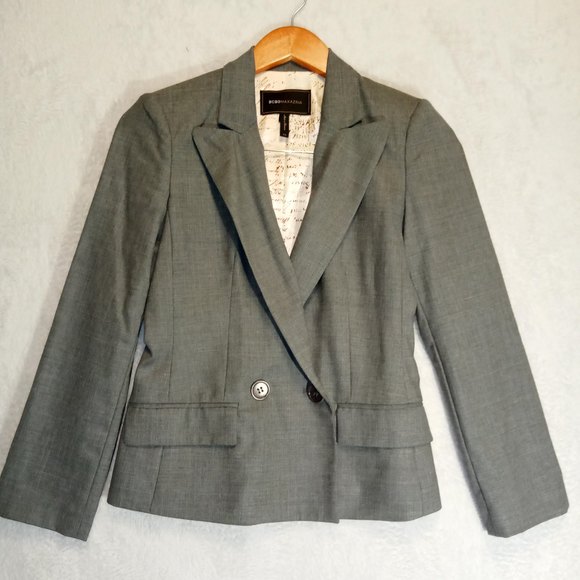 BCBGMaxazria Blazer in gray size XXS - Picture 1 of 5